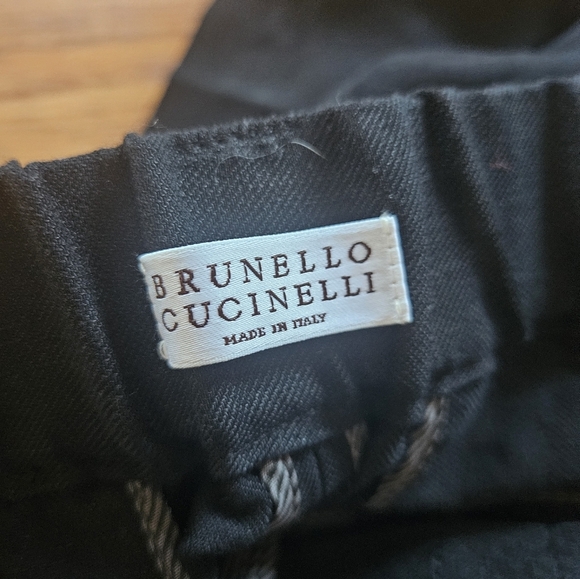 Brunello Cucinelli Black shorts size 10 - Picture 3 of 7